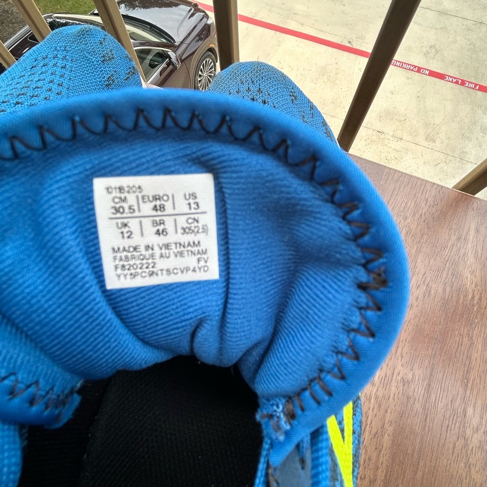 Vibrant Blue Sports Sneakers